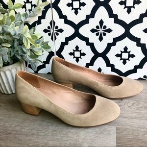 Madewell Suede Ella Pump with Box